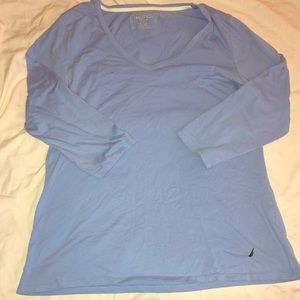 V neck sleep shirt